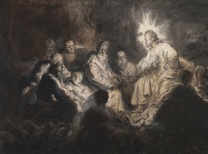 Christ et ses disciples dans le jardin de Gethsémani